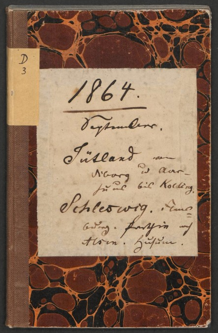 Covers des Tagebuchs "D3" von Theodor Fontane (https://fontane-nb.dariah.eu/)