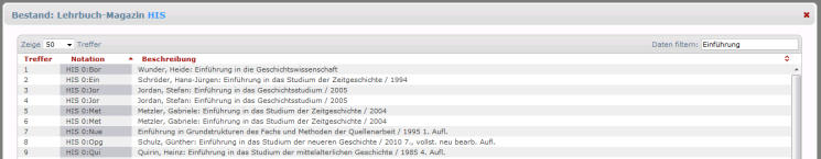 Screenshot Aufstellungssystematik: https://www.ulb.uni-muenster.de/systematiken/lehrbuchmagazin/index.html