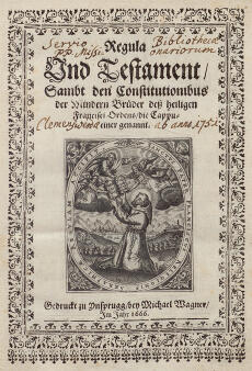 Titelblatt Regula und Testament