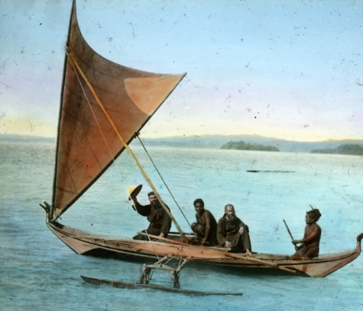 Kapuzinermission (Mönche auf einem Boot)