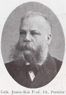 Alfred Pernice um 1900